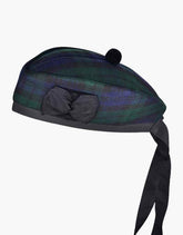 Black Watch Tartan Glam Garry Hat - Scottish Kilt Jacket™ USA-UK